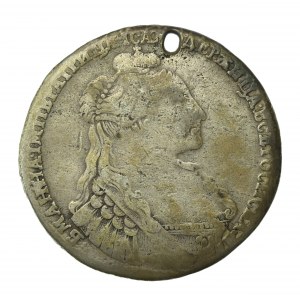 Russia, Anna, Ruble 1735, Moscow (877)