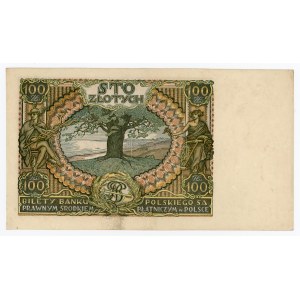 II RP, 100 Zloty 1932 AN - zusätzliches Wasserzeichen +X+ (303)