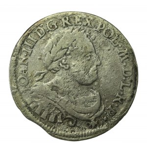 Jan III Sobieski, Ort 1677, Bydgoszcz - litery SB (906)