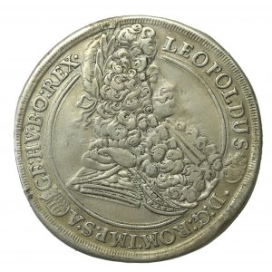 Ungarn, Leopold I., Taler 1696 KB, Kremnica (918)