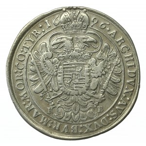 Ungarn, Leopold I., Taler 1696 KB, Kremnica (918)