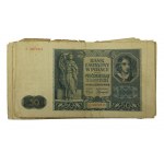 GG, zestaw 50 złotych 1941. Razem 220 szt. (991)