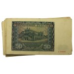 GG, zestaw 50 złotych 1941. Razem 220 szt. (991)