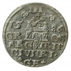 Stefan Batory, Trojak 1586, Ryga. Nienotowany (781)