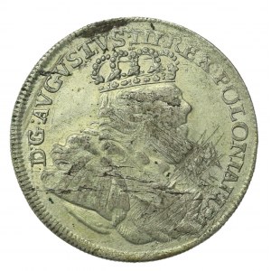 Augustus III Sas, ort 1754, Lipsko. Busta buldočka (949).