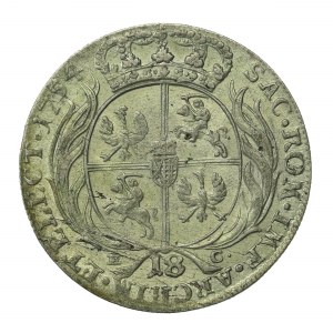 Augustus III Sas, ort 1754, Lipsko. Busta buldočka (949).