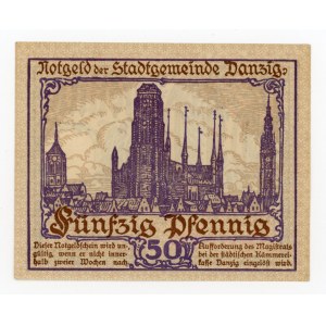 Gdansk, 50 fenig 1919 (455)