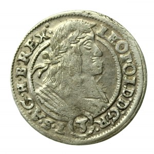Austria, Leopold I, 3 krajcary 1661, Wieden (520).