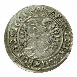 Austria, Leopold I, 3 krajcary 1661, Wieden (520).