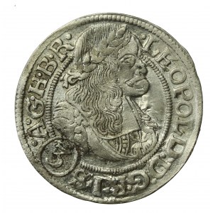 Śląsk, Leopold I, 3 krajcary 1669, Wrocław (523)