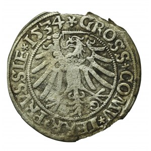 Zygmunt I Stary, grosz 1534, Toruń PRUSSIE/PRUSSIE (530)