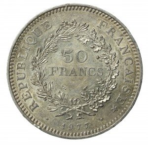 France, Fifth Republic, 50 Francs 1977 (601)