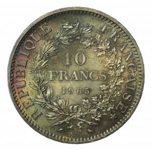 Francja, V Republika, 10 franków 1965 (615)