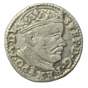 Stefan Batory, Trojak 1585, Wilno - herb Prus (649)