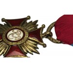 II RP, Srebrny Krzyż Zasługi RP, Gontarczyk - z pudełkiem (305)
