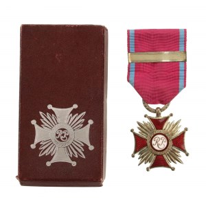 II RP, Srebrny Krzyż Zasługi RP, Gontarczyk - z pudełkiem (305)