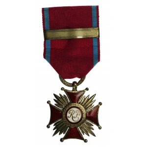 II RP, Srebrny Krzyż Zasługi RP, Gontarczyk - z pudełkiem (305)