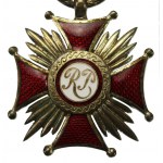 II RP, Srebrny Krzyż Zasługi RP, Gontarczyk - z pudełkiem (305)