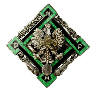 II RP, odznaka 11 Pułk Artylerii Polowej (156)