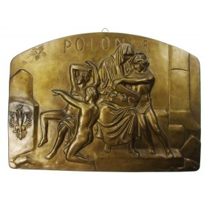 Płaskorzeźba w.g Arthura Grottgera, z cyklu Polonia 1863 (605)
