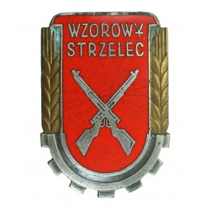 PRL, odznaka Wzorowy Strzelec wz. 1953 (454)