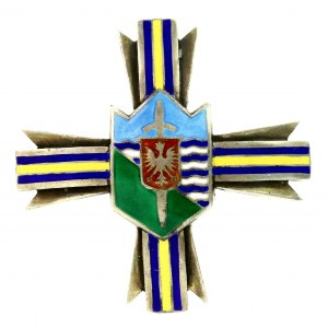 II RP, Odznaka 1 Morski Batalion Strzelców. Srebro (677a)