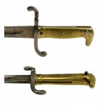 Bagnet niemiecki M 71 w pochwie skórzanej do karabinu mauser wz 1871 i 1888 (931)