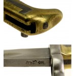 Bagnet niemiecki M 71 w pochwie skórzanej do karabinu mauser wz 1871 i 1888 (931)