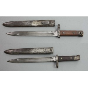 Bagnet jugosłowiański do kb Mannlicher wz 1895 w pochwie ZGODNY (936)