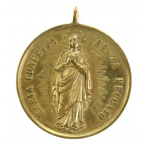 Włochy, Medal religijny XIX w. (133)
