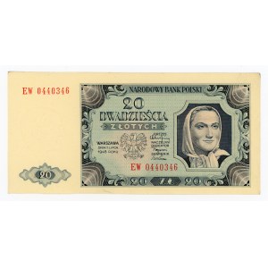 People's Republic of Poland, 20 gold 1948 EW (109)