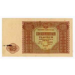 People's Republic of Poland, 10 gold 1946 (121)