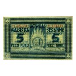 Lettland, 5 Rubli 1919 H - ohne Aufschrift Serija (619)