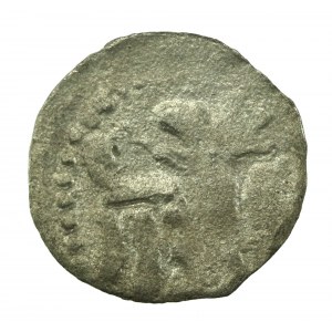 Jadwiga and Władysław Jagiełło 1386-1399, denarius, Wschowa (306)