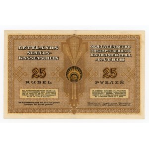Łotwa, 25 rubli 1919 (807)
