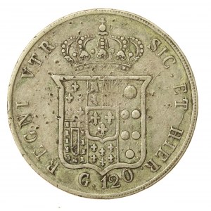 Italy, Kingdom of Both Sicily, 120 Grana 1856 (902)