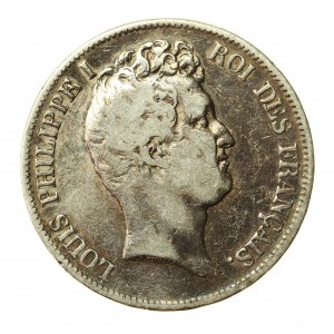 France, Louis Philippe I, 5 francs 1831 D, Lyon (1007)