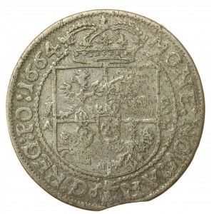 John II Casimir, ort 1664, Krakow (1130)