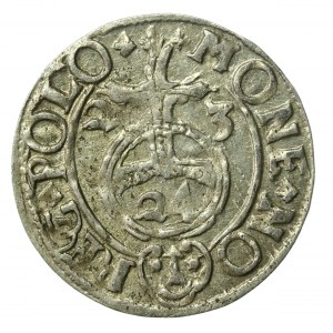 Zygmunt III Waza, Półtorak 1623, Bydgoszcz. Podwójna nabita litera G. REG(G). Nienotowany (938)