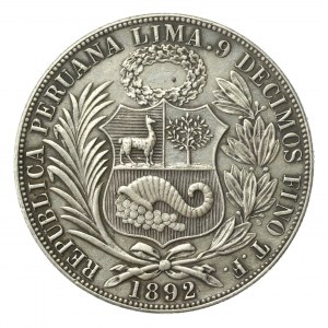 Pérou, 1 sol 1892 (1305)