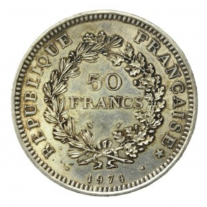 France, Fifth Republic, 50 Francs 1974 (1308)