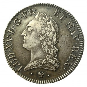 Francja, Ludwik XV, Écu 1774-L, Bayonne (1388)