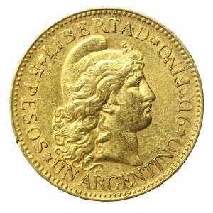 Argentyna, 5 peso 1886 (1425)