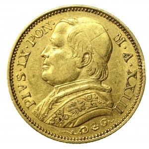 Italy, Church State, 20 lira 1868 (1426)