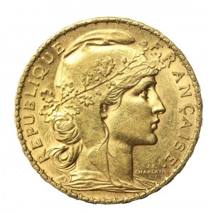 Francja, III Republika, 20 franków 1908 (1432)