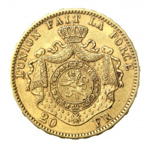Belgia, Leopold II, 20 franków 1875 (1434)
