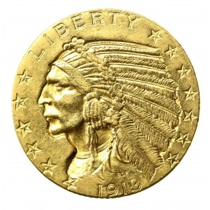 USA, 5 USD 1913, Philadelphia (1440)