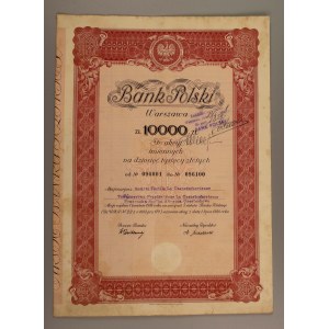 Bank Polski S.A., 100 x 100 zł (10.000 zł) 1934 - Rzadkie (1274)