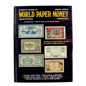 Shafer Neil, Pick Albert - Standard Catalog of World Paper Money, vol. II, General Issues, 8. edycja (1503)