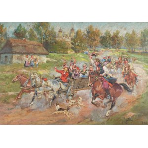 Jerzy KOSSAK (1886-1955), Wesele krakowskie (1950)